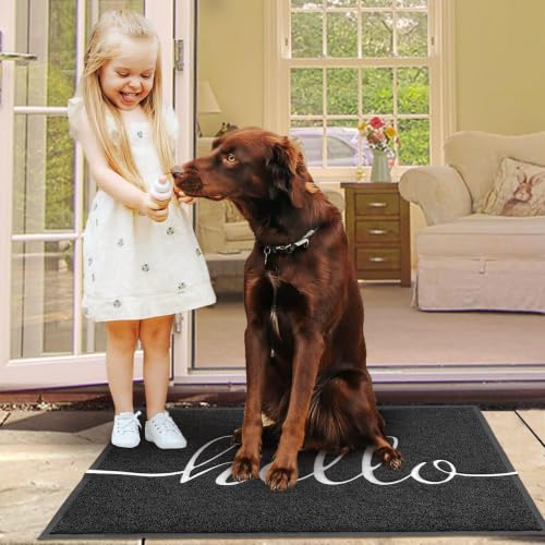 Door Mat Outside Inside Hello Doormat (3' x 2' / Hello)