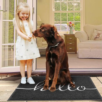 Funny Hello Mats Outdoor (1'8" x 2'8" / Hello)