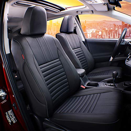 Car Accord Seat Covers 2016 (Black / 2016-2017 Sedan;Rear Row 40/60 Split Backrest)
