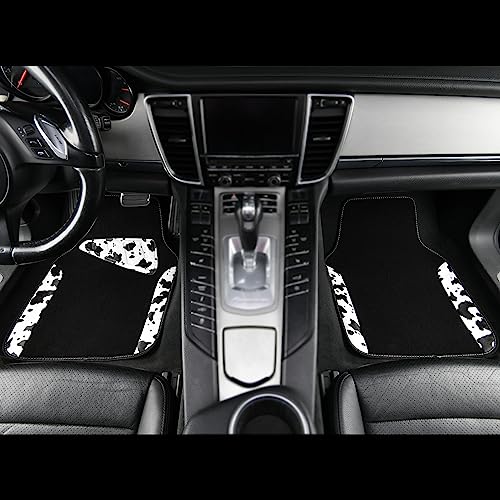 Waterproof Universal 3 Row Car Floor Mats (Cow Print（3Row）)