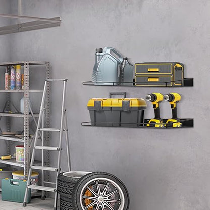 Heavy Duty Wall Shelf (Black)