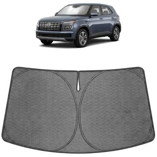 Custom Fit Car Windshield Sun Shade for 2020 (2020-2026 Hyundai Venue)