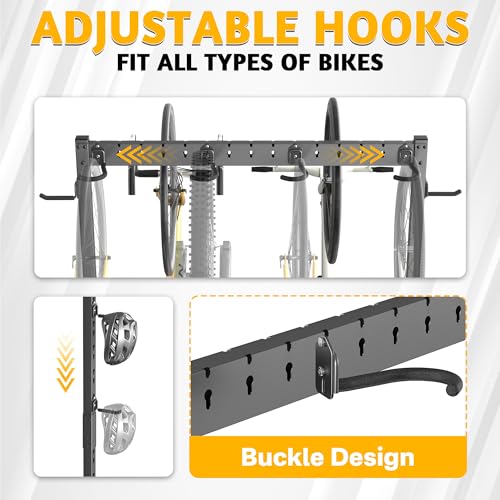 Freestanding Bike Stand (Holds 6 Bikes & 6 Helmets)