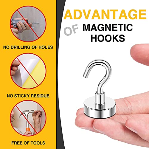Magnetic Hooks 100pcs 30lbs Cruise Essentials 2026 Magnet Hook