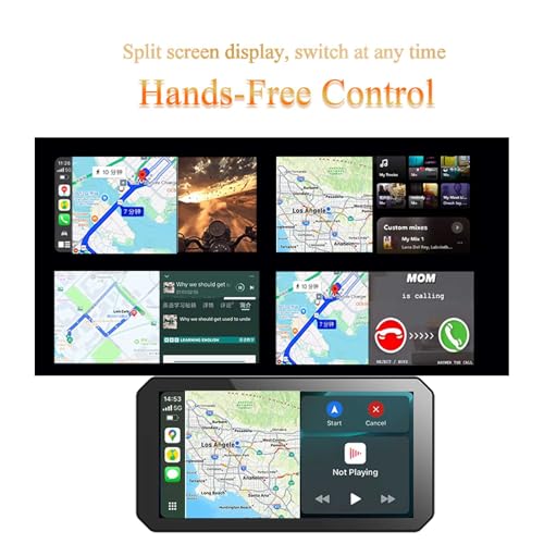 BODIMIA 6" Motorcycle CarPlay (6‘’Motorcycle carplay)