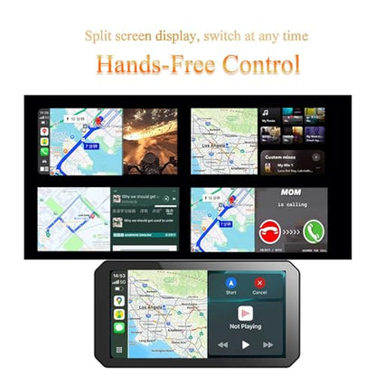 BODIMIA 6" Motorcycle CarPlay (6‘’Motorcycle carplay)