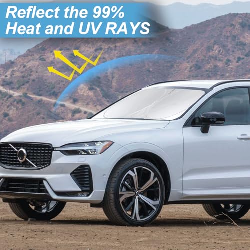 Custom Fit XC60 Windshield Sunshade for 2018 2019 (Fit XC60 2018-2026)