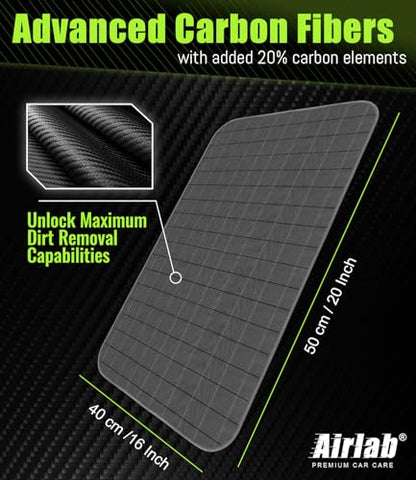 Carbon Microfiber Towels for Car Glass Window Polishing (Grey)