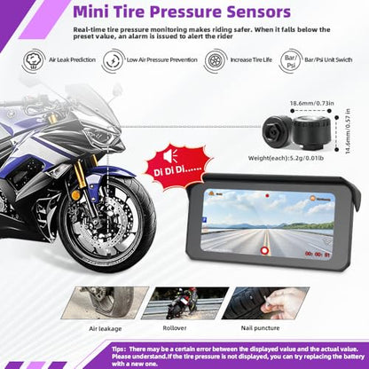 Dual 2K Wireless Carplay Motorcycle Dash Camera (CS6)