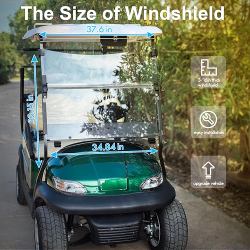 Upgraded Club Car Precedent Windshield (clear)