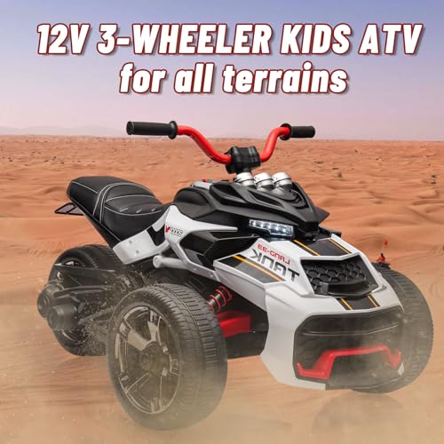 Kids Electric Ride on Truck Car (White-new)