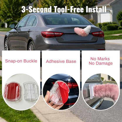 Electric Cat Tail for Car Decoration