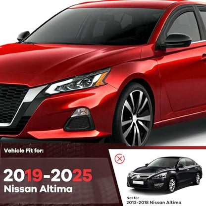 4PCS in Channel Window Rain Guards Fit for Nissan Altima 2019 (For 2019-2026 Altima)