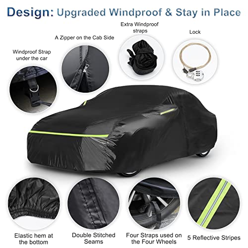 for Mercedes Benz E Class Car Cover E300 E350 E450 E63 AMG 2006 (Black / for Mercedes Benz E-Class 2006-2025)