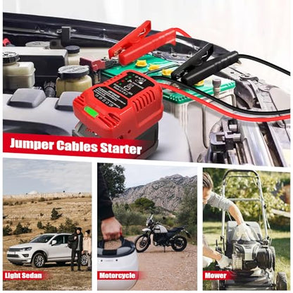 Car Jump Starter Adapter Fit for Milwaukee 18V Battery