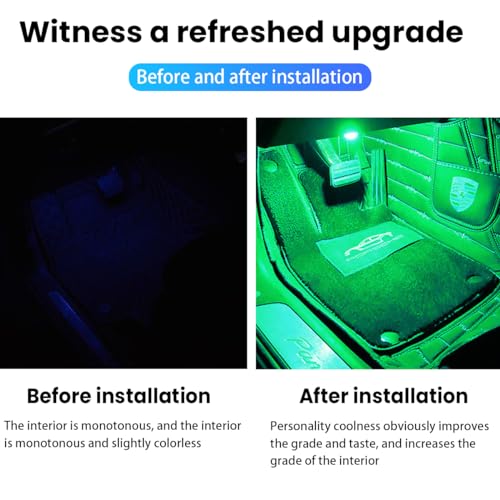 Car Interior LED Lights (Green)