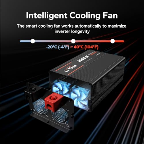 1000W Pure Sine Wave Inverter (12V 1000W Inverter (LCD Display))