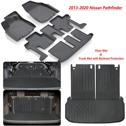 Floor Mats & Trunk mat For 2013 (2-1320PathfinderALMB)