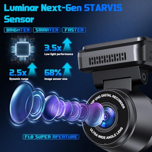 Dash Cam Front 4K (32GB-M9 Dash Cam Front Only 4K WiFi)