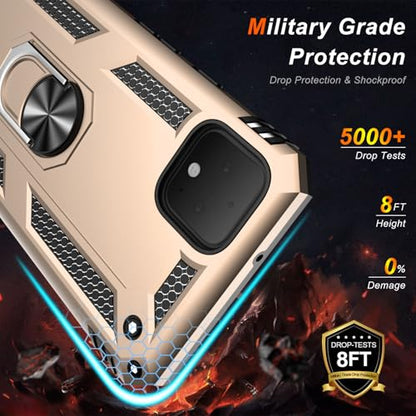 for Google Pixel 4 XL Case with Screen Protector (Yellow / Google Pixel 4 XL)