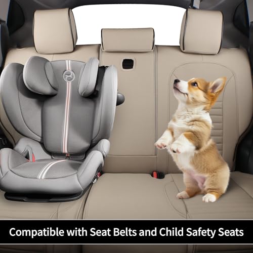 Car Accord Seat Covers 2016 (Beige / 2016-2017 Sedan;Rear Row 40/60 Split Backrest)