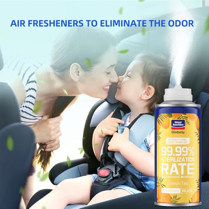 Glodway Car Air Freshener Spray (6 Ounce (Pack of 3) / Orange)