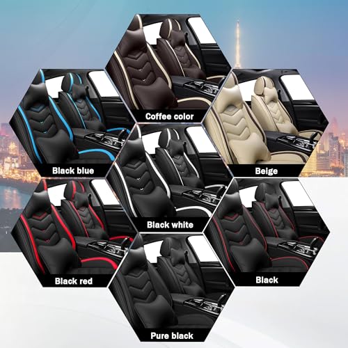 Car Seat Covers for Chrysler Pacifica 2004 (Full Set with Pillow / Coffee color)