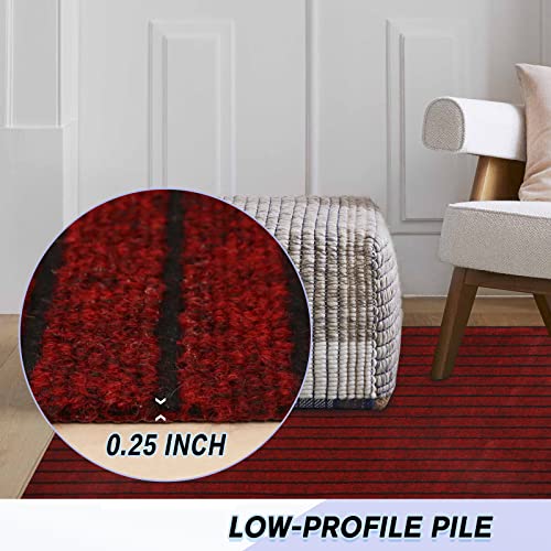 Custom Size Backed Non (Red Strip / 2FT*16FT)