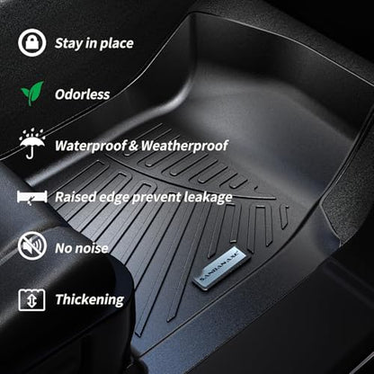 Floor Mats & Trunk Mat for Chevrolet Tahoe 2015 (2015-20|For Tahoe-7|Full Set)