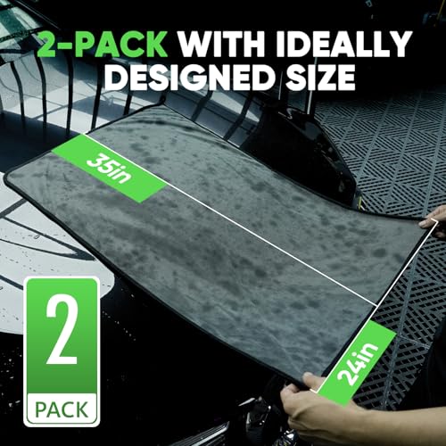 2 Pack Microfiber Towels (X-Large)
