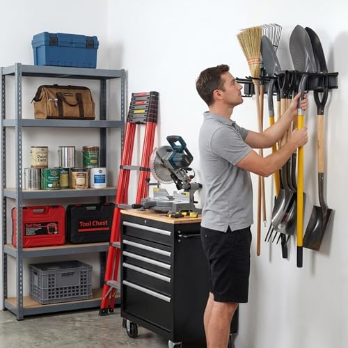 48 Inch Garage Tool Organizer (Black / 48 Inch)