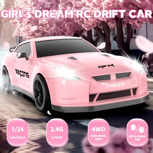 RC Drift Car 1 (Pink)
