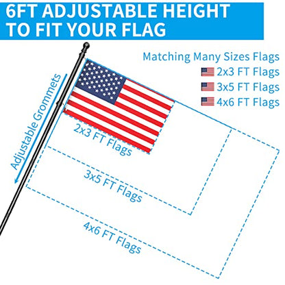 Flag Pole Upgraded Bracket (Black)