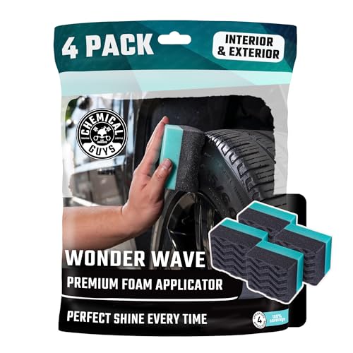 Wonder Wave Durafoam Large Tire Shine Applicator (4 Pack)