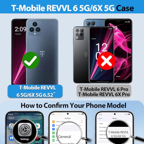 for T Mobile REVVL V+ 5G Phone Case (T-Mobile REVVL V+ 5G（6.82"） / Silver)