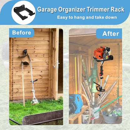 2PCS Garage Organizer Trimmer Rack