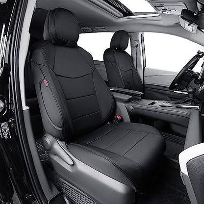 Sienna Seat Covers for 2021 ((Black) / 2021-2026,2nd Row Captian Chair(Without Legrest))