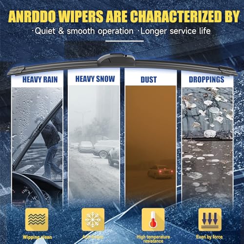 Wipers Replacement for 2017 (26"+16"+12")