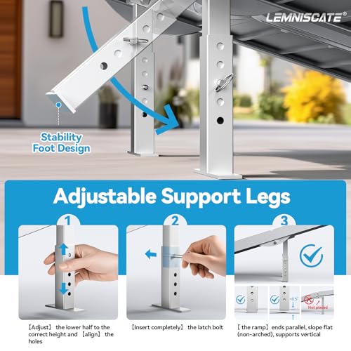 Portable Wheelchair Ramp 10FT (10FT)