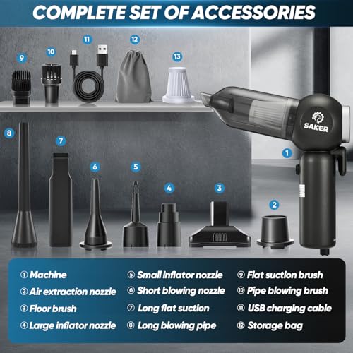 Car Vacuum Portable 6 (Black)