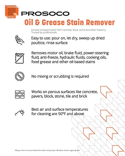 Oil & Grease Stain Remover (32 Fl Oz (Pack of 1))