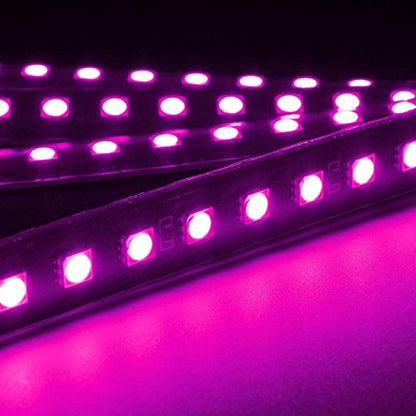 4PCS 48 LED Car Interior Lights (Pink 48 Lights)