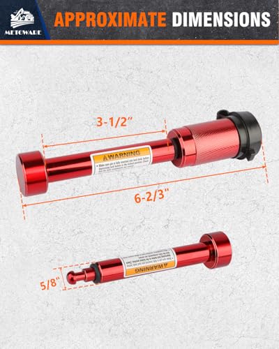 Trailer Hitch Lock Fits Class III (Red / 1 Pack)