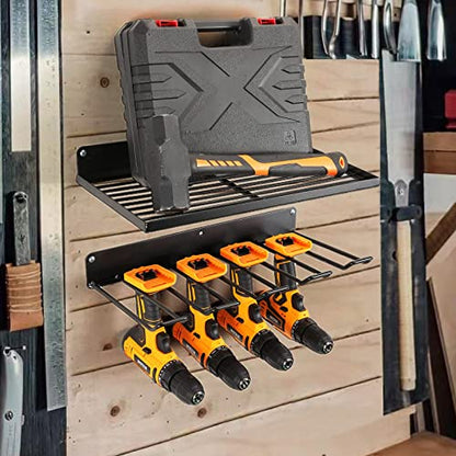 Power Tool Organizer with Charging Station (1shelf+1rack)