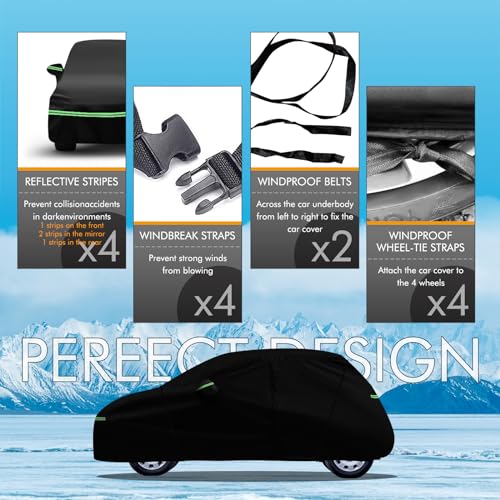 Car Cover for 2007 (for 210D 2007-2023 Fiat 500/500C)