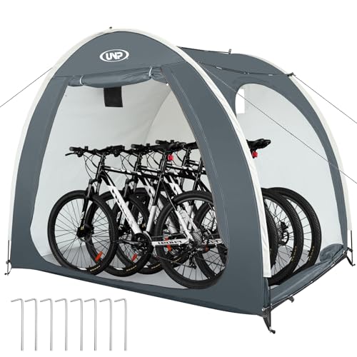 Bike Storage Shed Tent (Grey for 4 Bikes)