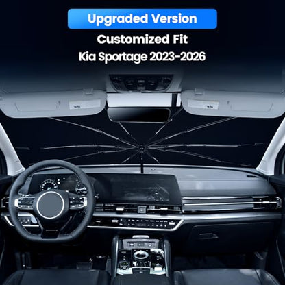 Windshield Sun Shade Umbrella for Kia Sportage 2023 2024 2025 2026 Accessories (For Kia Sportage 2023+)