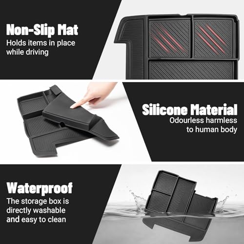 Center Console Organizer Fit for Dodge RAM 1500 2500 3500 2013 (Fit for Dodge RAM 2013-2018 A)