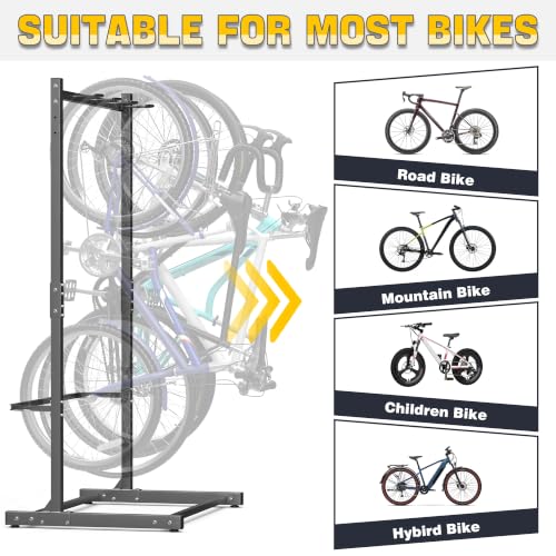Freestanding Bike Rack (Holds 4 Bikes)
