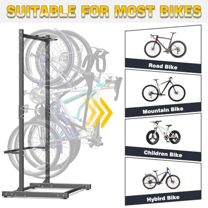 Freestanding Bike Rack (Holds 4 Bikes)